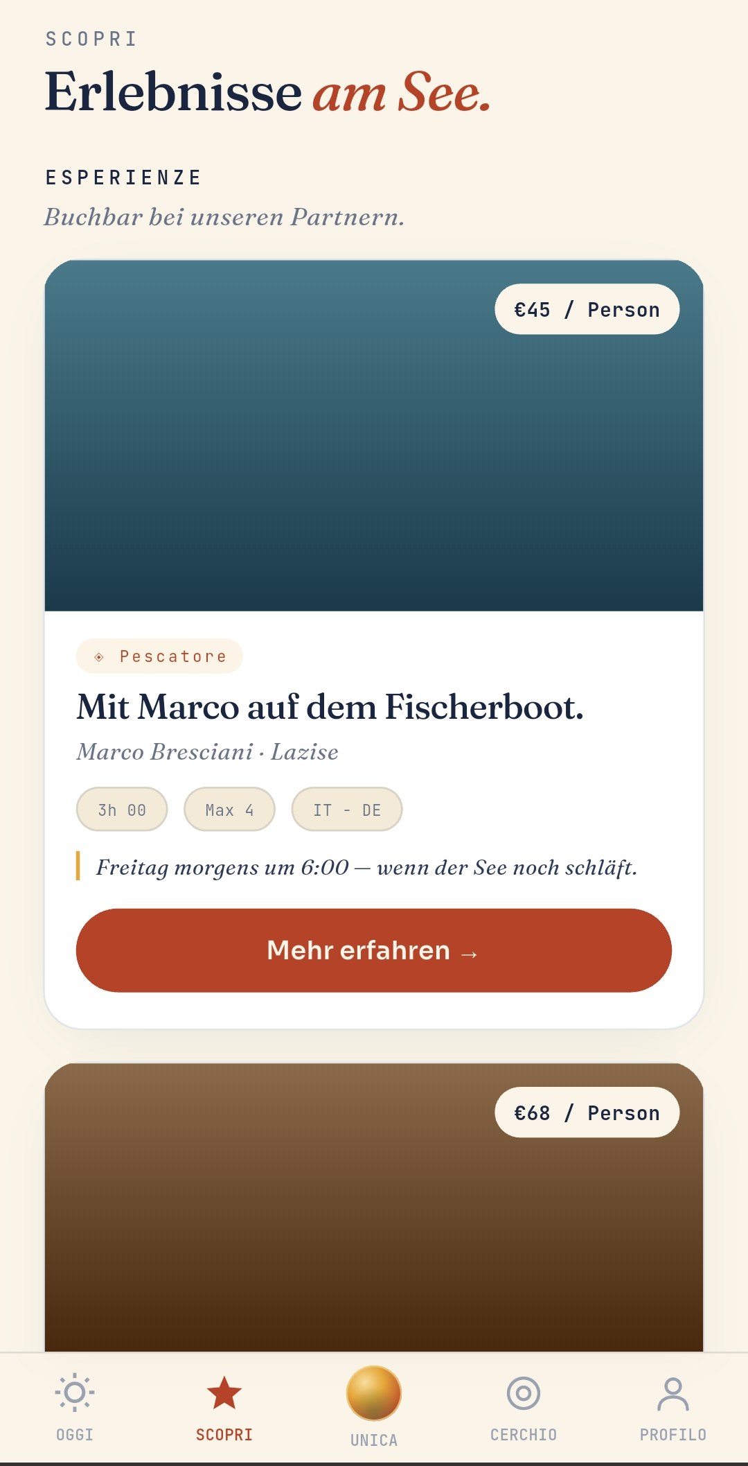 Garda Unica — Erlebnis mit Marco, buchbar bei Partnern